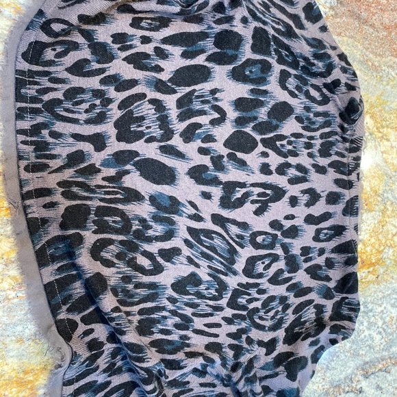 Vintage Neiman Marcus Cheetah Rough Hem Cardigan - Picture 4 of 7